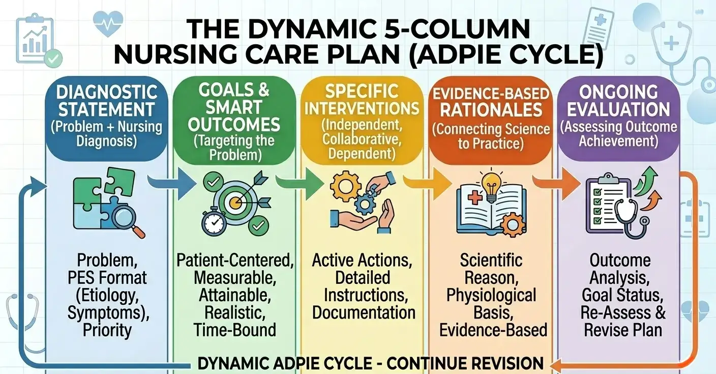 Formats of Nursing Care Plans 5-Column Format