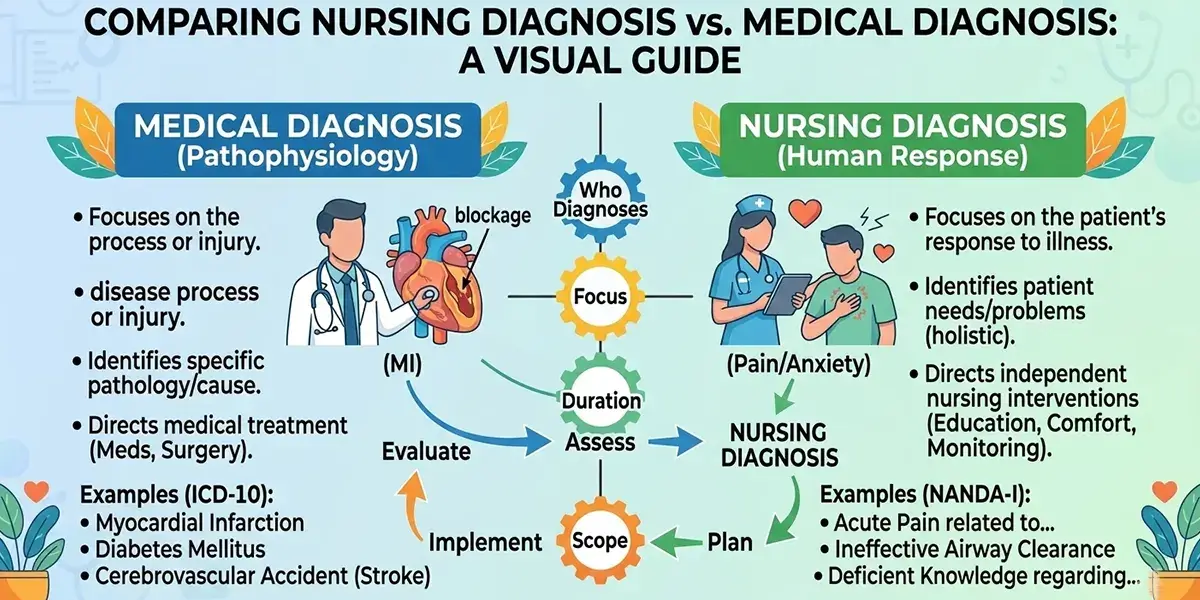 What is the Difference Between Nursing Diagnosis and Medical Diagnosis?