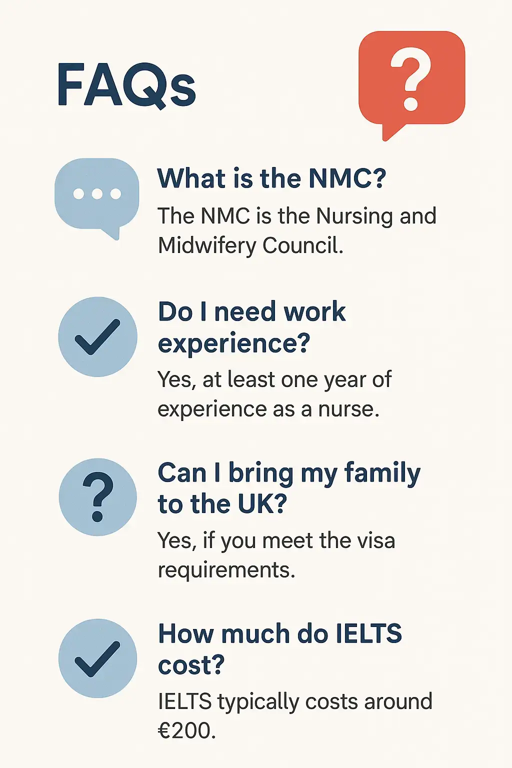Frequently Asked Questions about become a nurse in the UK