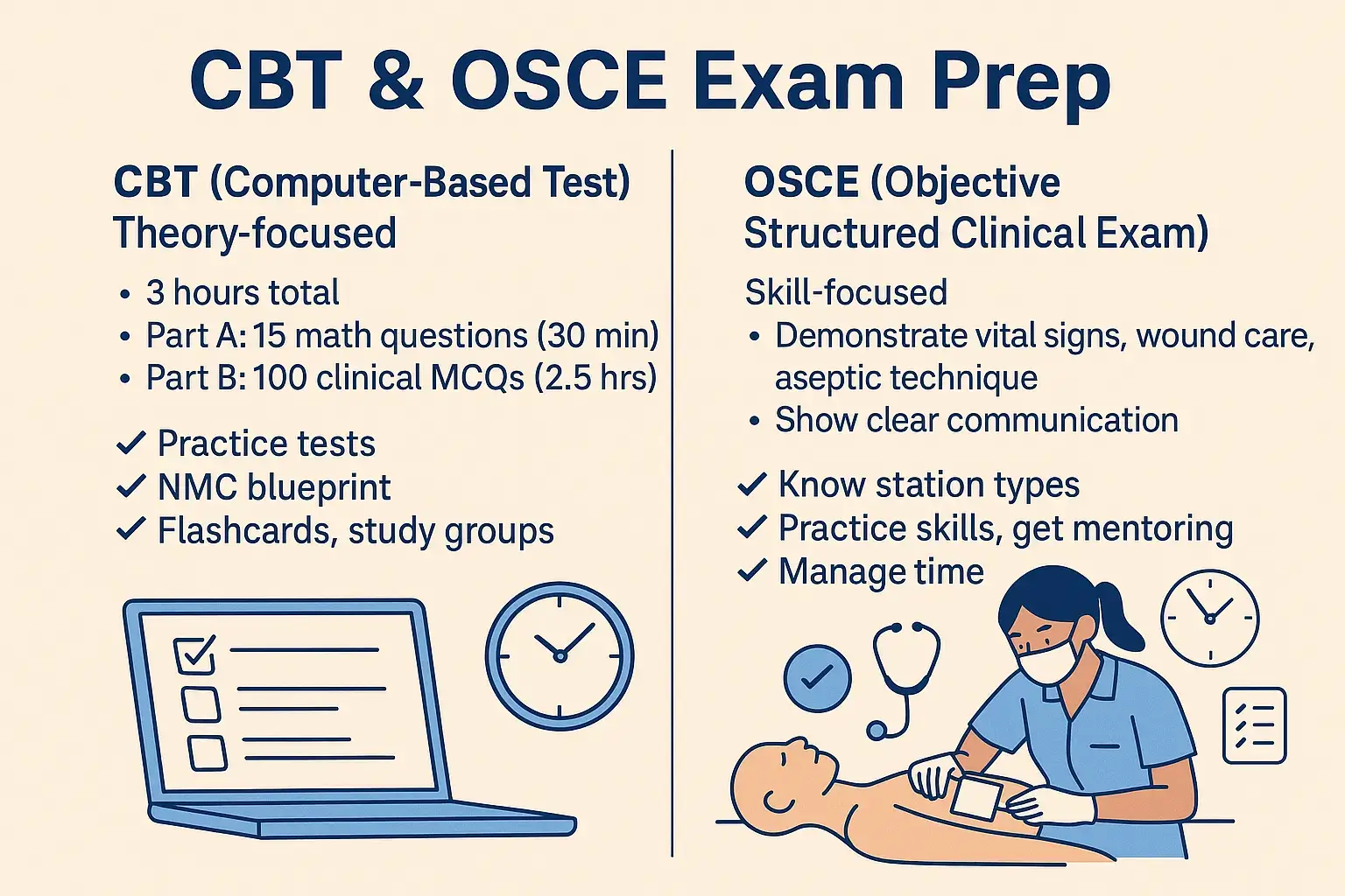 Preparing for CBT and OSCE Exams