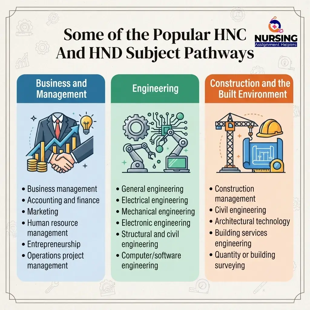 HNC And HND Subject Pathways